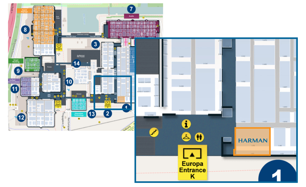 Stands 1-F6 and 1-F7