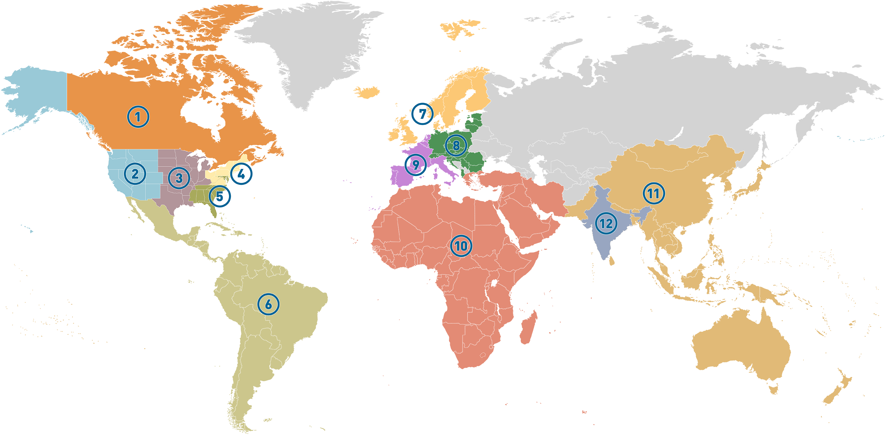 Contacts Map