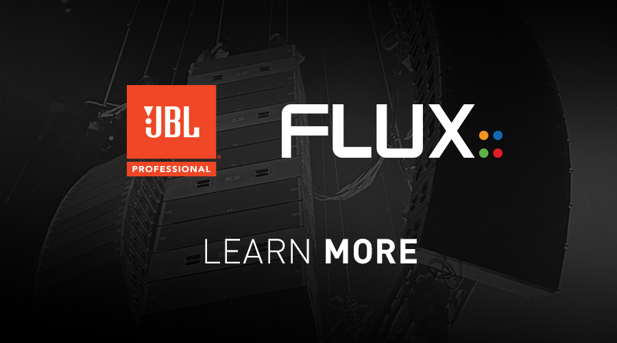 ISE 2025 Banner- FLUX and JBL